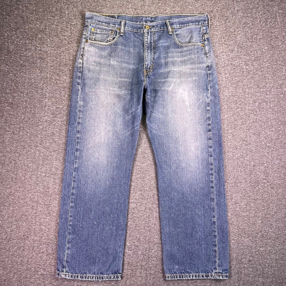 Levis 569 Jeans Mens 39x28 Loose Straight Blue‎ Skater Grunge Casual Baggy Tag36